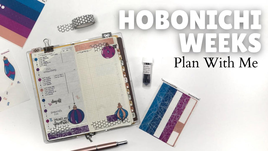 Plan With Me Using the Ornaments Collection in my Hobonichi Weeks!