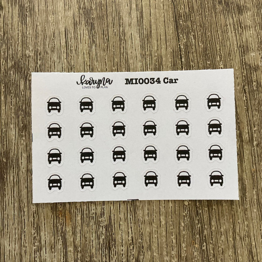 CAR Mini Icons sticker sheet