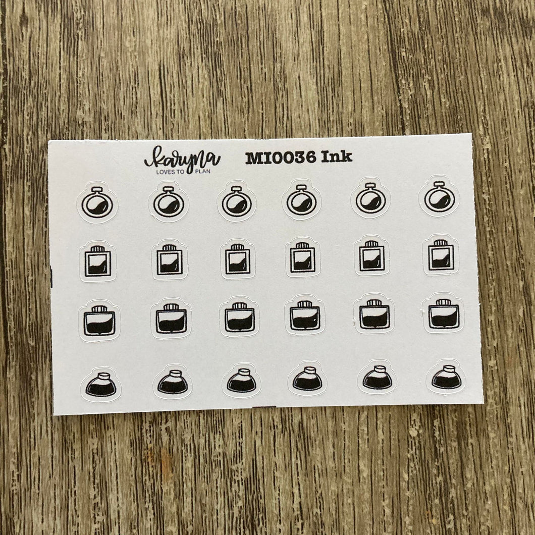 INK Mini Icons sticker sheet