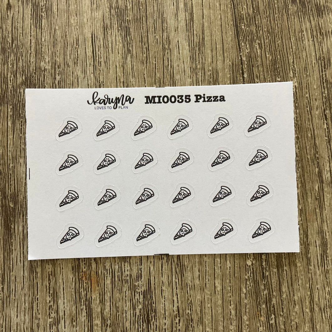 PIZZA Mini Icons sticker sheet