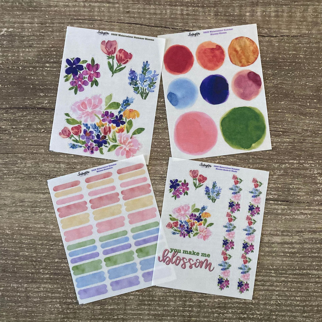 WATERCOLOUR SUMMER BLOOMS Collection