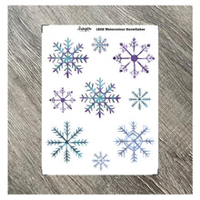 Load image into Gallery viewer, WATERCOLOUR SNOWFLAKES Collection
