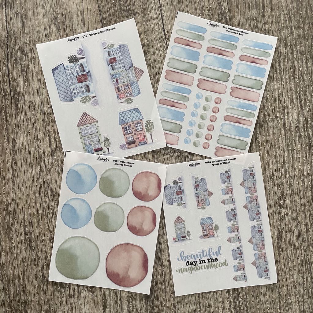 WATERCOLOUR HOUSES Collection