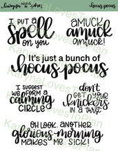 Load image into Gallery viewer, HOCUS POCUS Quotes sticker sheet
