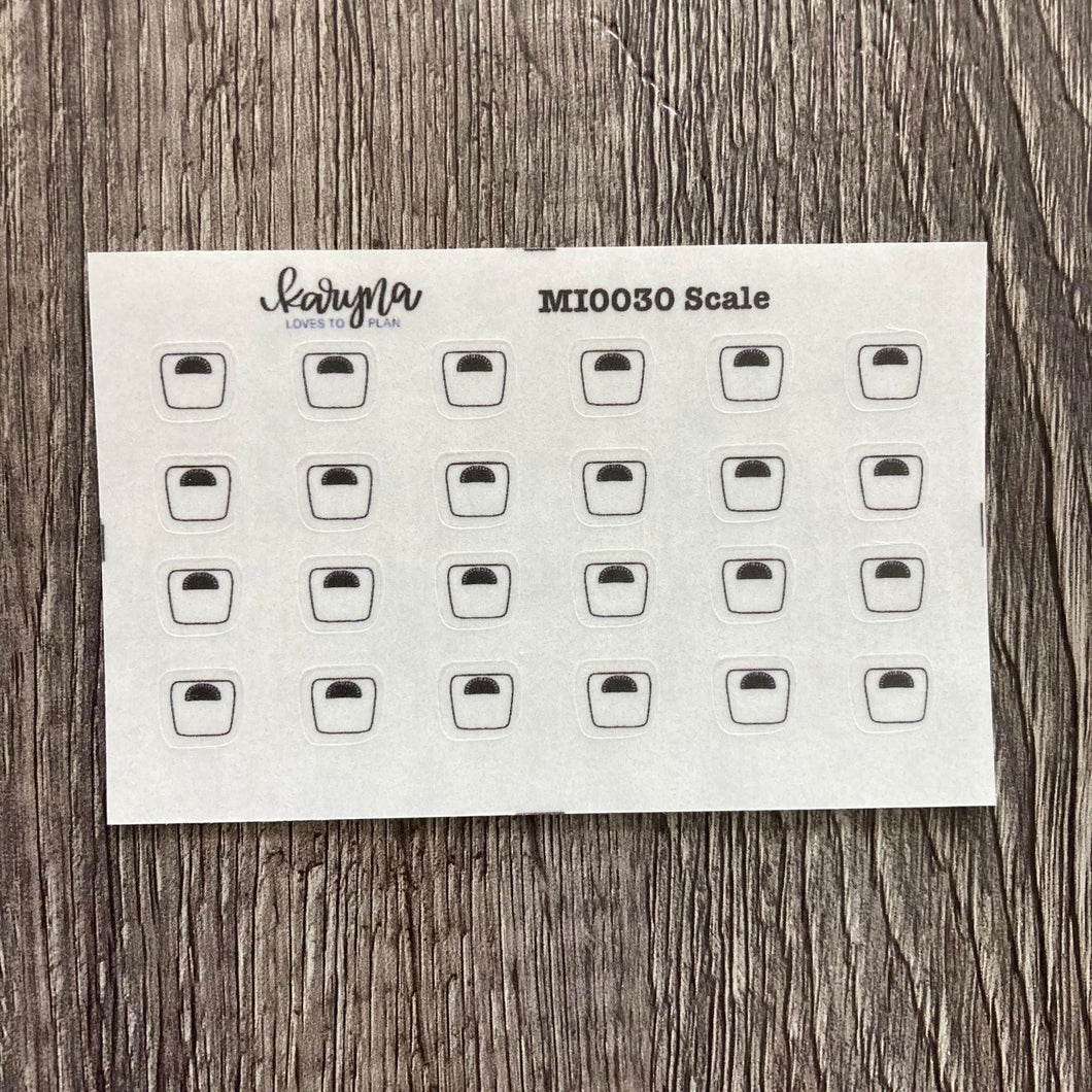 SCALE Mini Icons sticker sheet