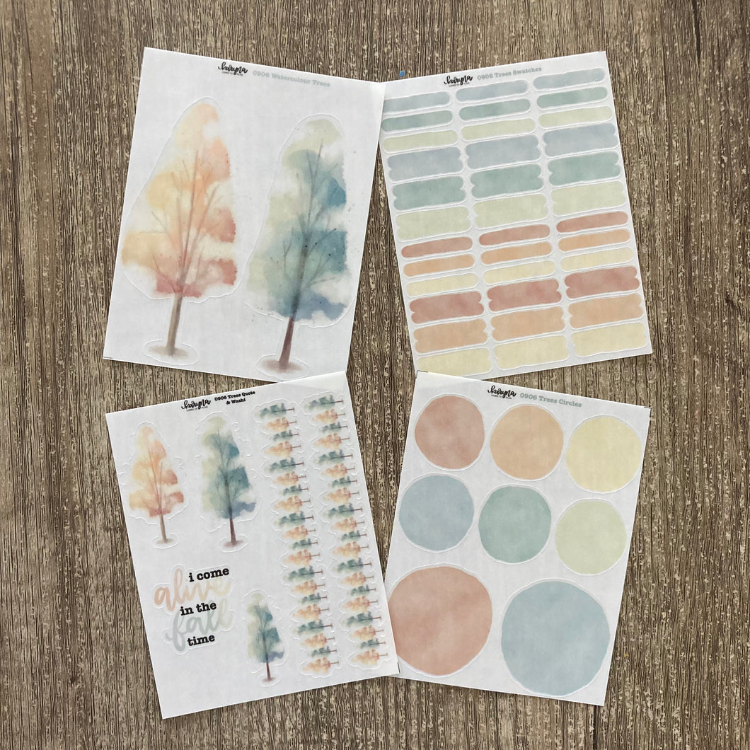 WATERCOLOUR TREES Collection