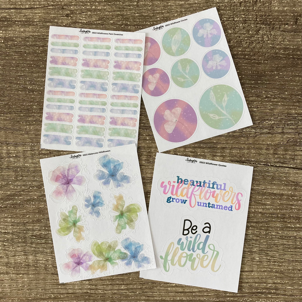 Watercolor Wildflowers Collection