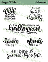 Load image into Gallery viewer, Halloween Quotes sticker sheet
