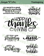 Load image into Gallery viewer, Thanksgiving Quotes sticker sheet

