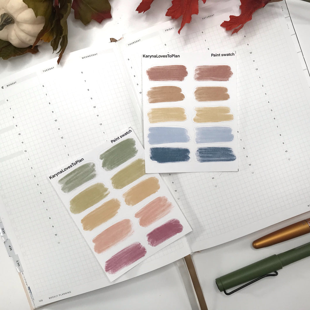 PAINT SWATCHES - Series 1